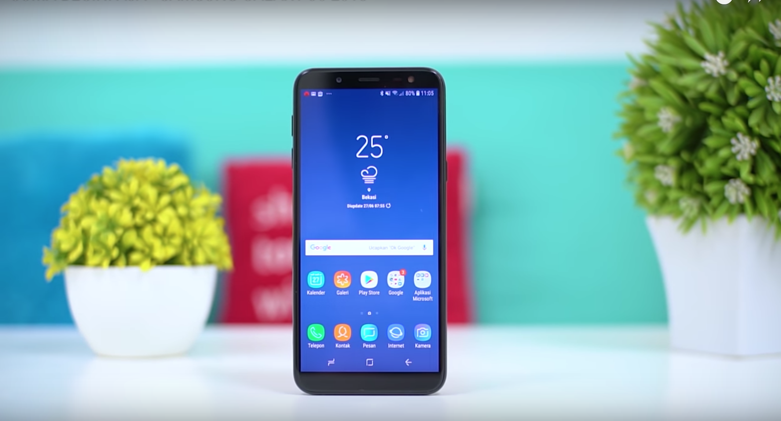 Smartphone Samsung Galaxy J6 (2018) - fordele og ulemper